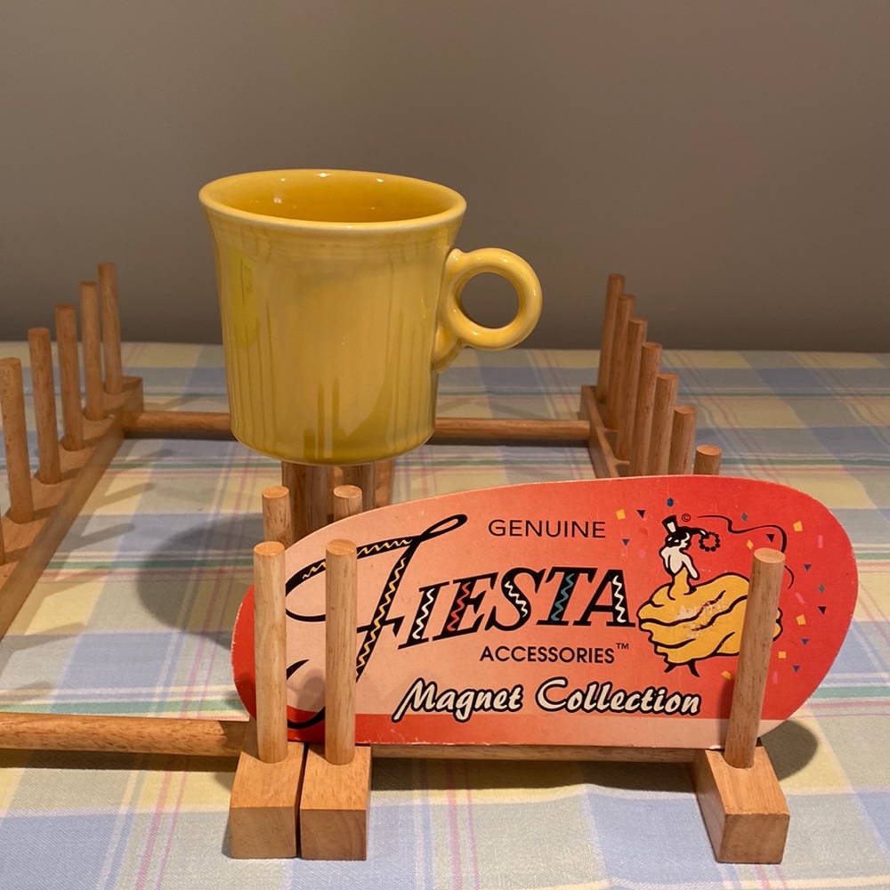 Fiestaware mug in sunflower color. Perfect condition. No problems
